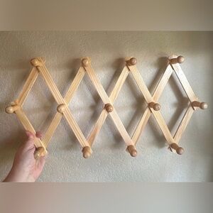 Vintage Accordion Rack